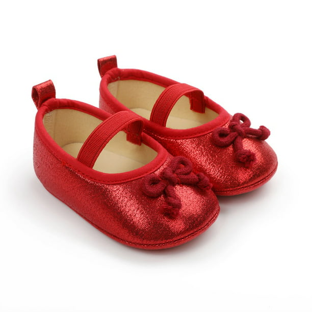 9-18M Toddler Kids Baby Girls Glitter Shoes Soft Bottom Anti-slip Sole Prewalker